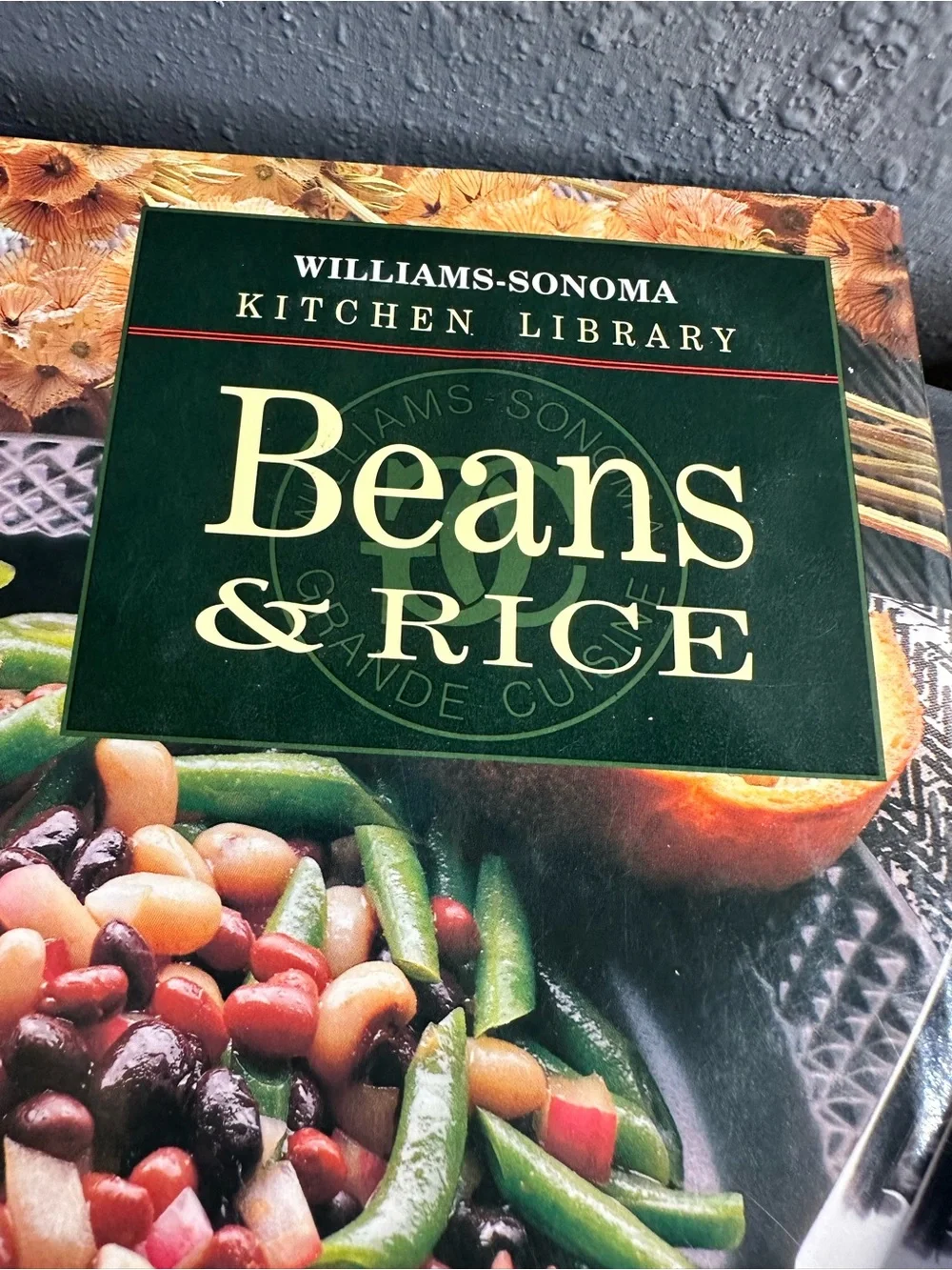 Williams Sonoma kitchen library cookbooks lot of 3 pasta, on the side beans&rice
